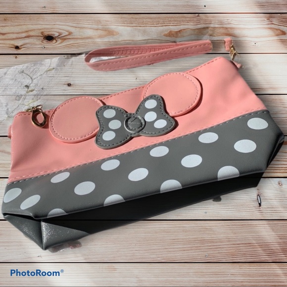 🎀🆕 Mini Mouse Style Makeup Bag or Pencil Case - Picture 1 of 6